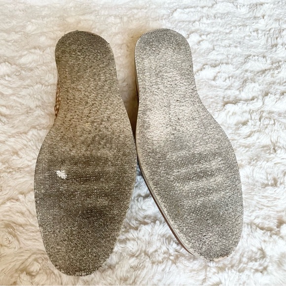 FREE PEOPLE Snake Eyes Brown and White Velvet Platform Loafer Women's 38 - Picture 7 of 7